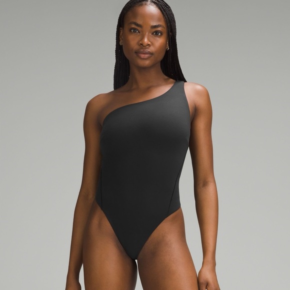 lululemon athletica Tops - Lululemon Wundermost Ultra Soft Nulu Asymmetrical Bodysuit